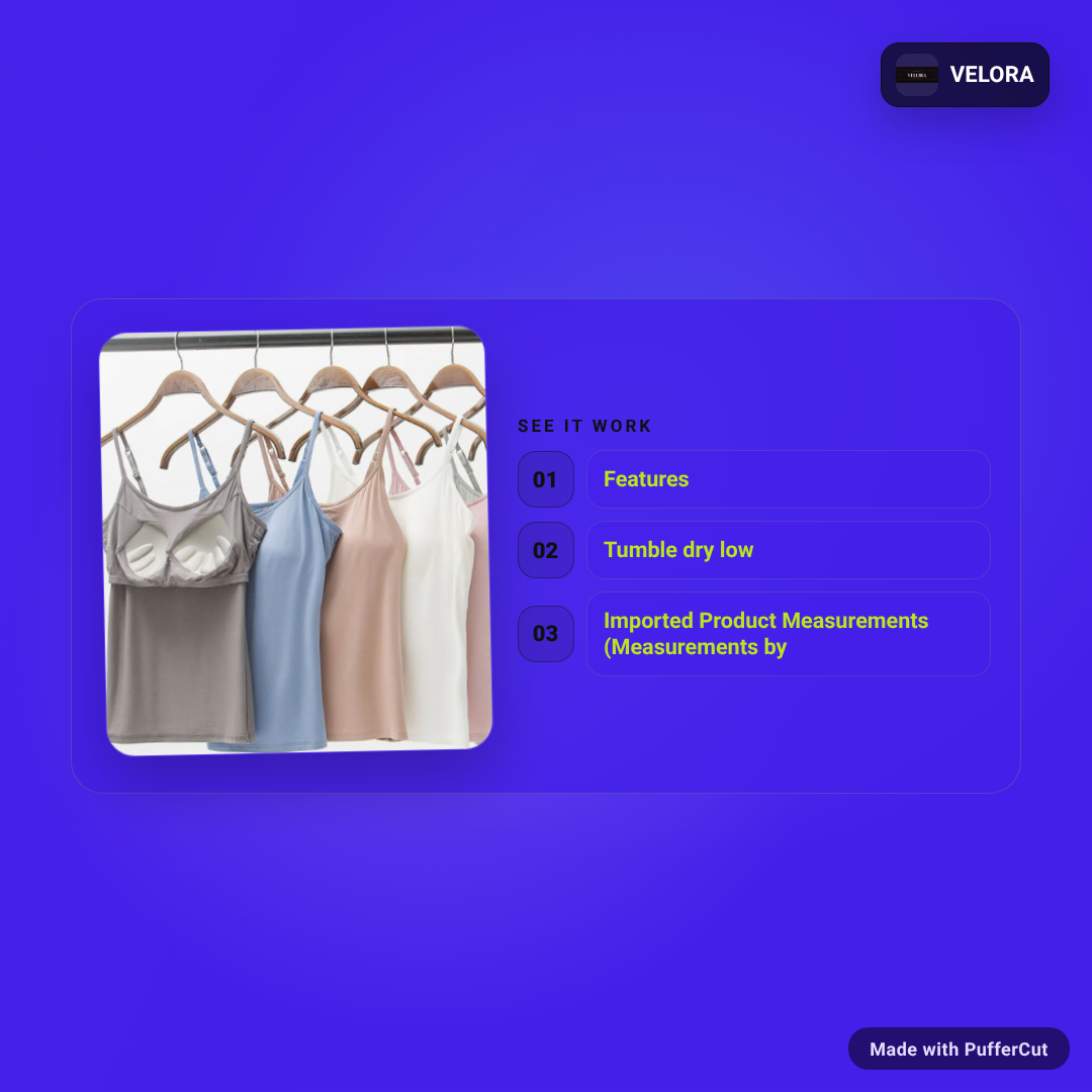 Adjustable-Strap Modal Cami with Bra ad video