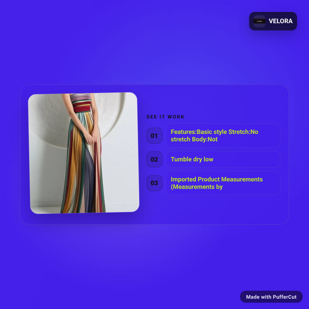 Pleated Stripe Tube Maxi Dress ad video